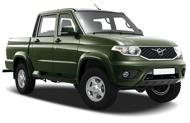 Uaz Pickup в цвете Зеленый металлик