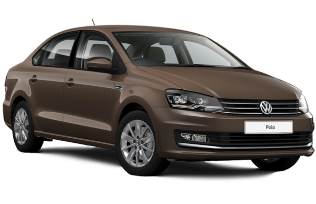 Volkswagen Polo в цвете Коричневый Toffee, металлик