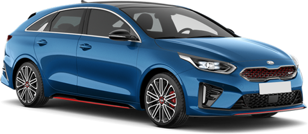 Kia Pro Ceed в цвете blue flame (b3l)