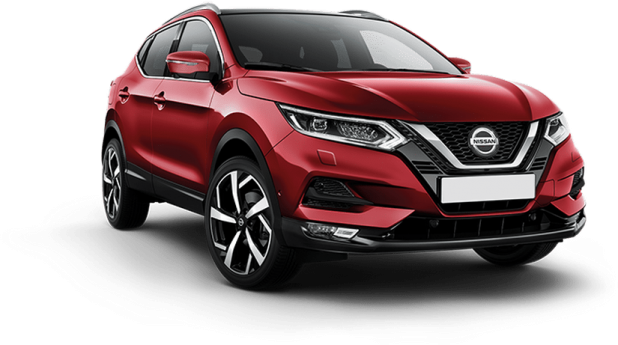 Nissan New Qashqai в цвете темно-красный