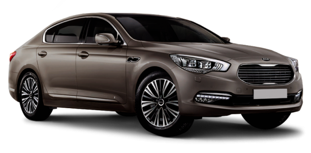 Kia Quoris в цвете Titanium brown