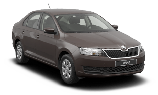 Skoda Rapid Monte Carlo в цвете Коричневый Toffee металлик