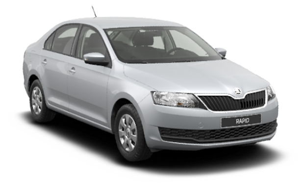 Skoda Rapid Monte Carlo в цвете Серебристый Reflex металлик