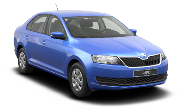 Skoda Rapid Monte Carlo в цвете Синий Reef металлик