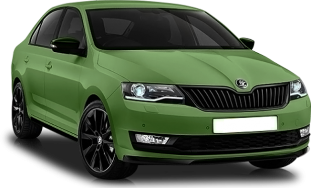 Skoda Rapid 2019 в цвете green