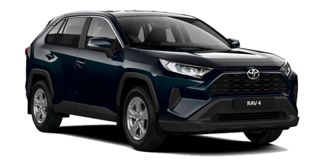 Toyota RAV 4 2019 в цвете Темно-синий, металлик