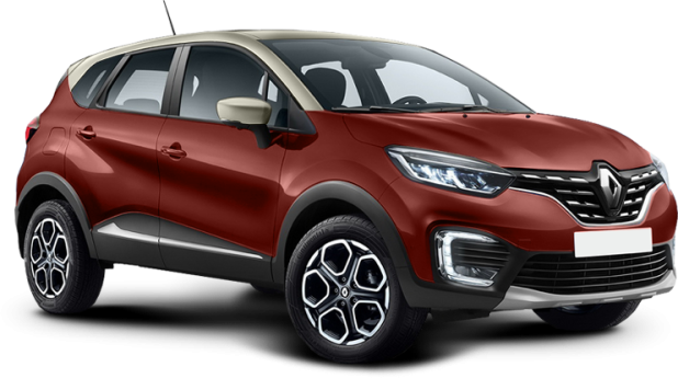 Renault Kaptur New в цвете красный металлик с бежевой крышей