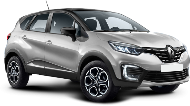 Renault Kaptur New в цвете серебристый металлик с черной крышей