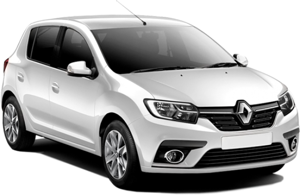 Renault New Sandero в цвете белый лёд