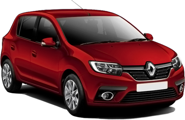 Renault New Sandero в цвете красный