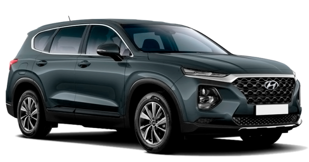 Hyundai Santa Fe в цвете Rain forest