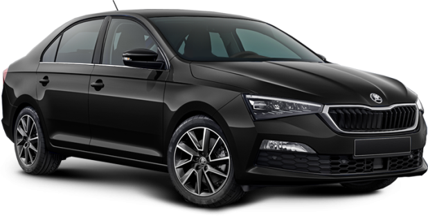 Skoda Rapid New в цвете deep black