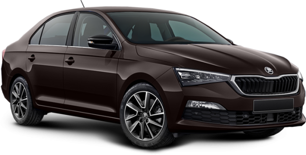 Skoda Rapid New в цвете toffee brown