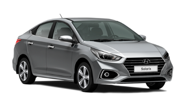 Hyundai Solaris в цвете Urban Gray