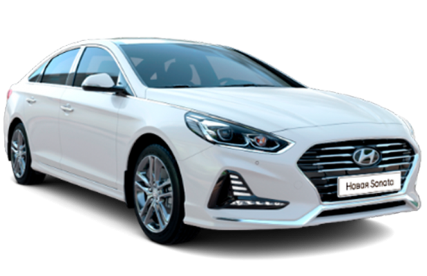 Hyundai Sonata в цвете White Cream (WC9) Белый