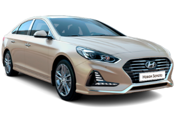 Hyundai Sonata в цвете Luminous Beige (UB9) Бежевый