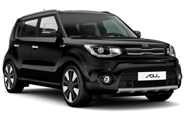 Kia Soul в цвете Cherry Black (9H)