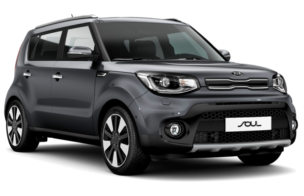 Kia Soul в цвете Titanium Silver (IM)