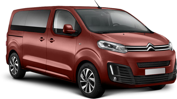 Citroen Spacetourer в цвете orange tourmaline