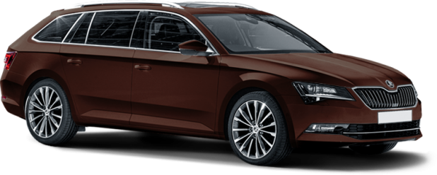 Skoda Superb Combi в цвете brown