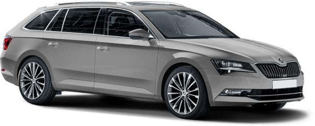 Skoda Superb Combi в цвете grey