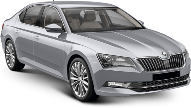 Skoda Superb в цвете brilliant