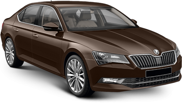 Skoda Superb в цвете mocca