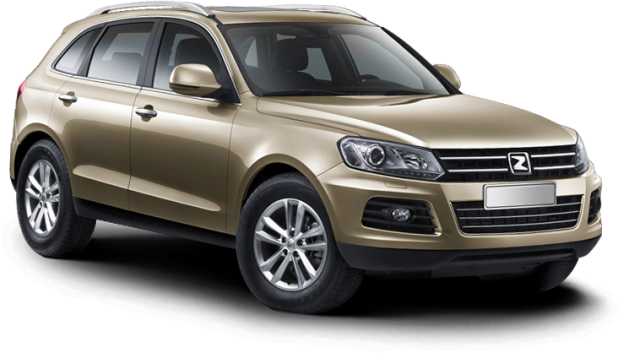 Zotye T600 в цвете golden drown