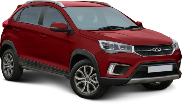 Chery Tiggo 2 в цвете flame red