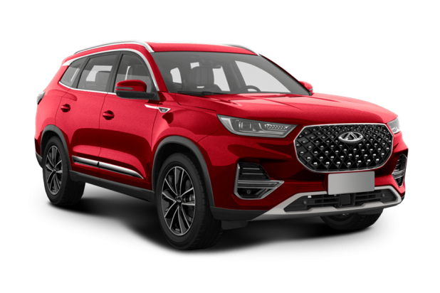 Chery Tiggo 8 Pro в цвете Огненный красный