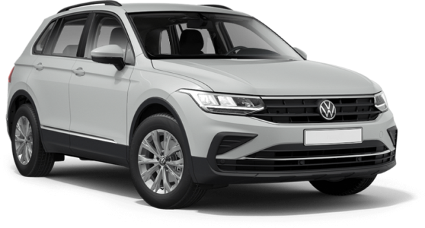 Volkswagen Tiguan New в цвете белый