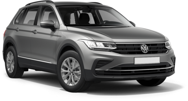 Volkswagen Tiguan New в цвете серебристый