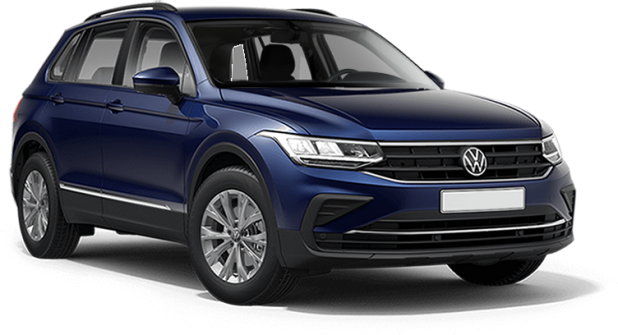 Volkswagen Tiguan New в цвете синий