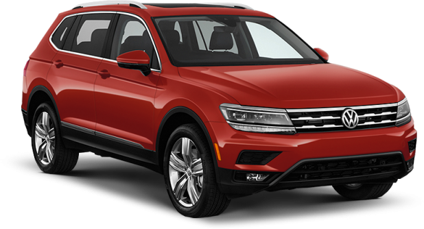 Volkswagen Tiguan в цвете ruby red