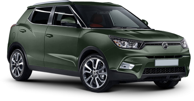 Ssangyong Tivoli в цвете galaxy green