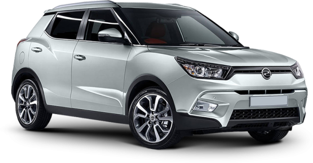 Ssangyong Tivoli в цвете silent silver