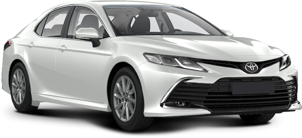 Toyota Camry New в цвете белый перламутр