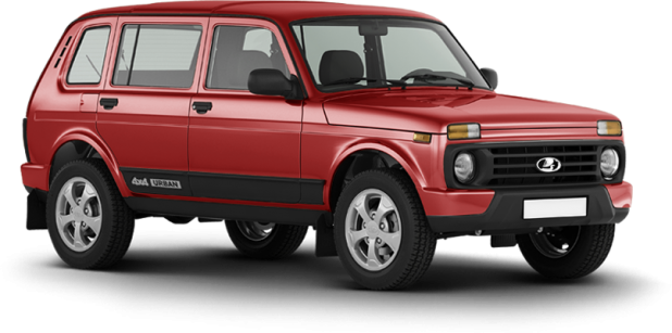 Lada 4x4 Urban 5 дв. в цвете red