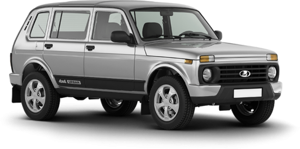 Lada 4x4 Urban 5 дв. в цвете silver