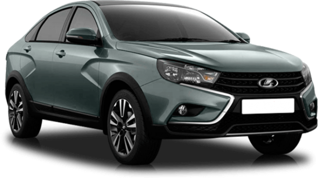 Lada Vesta Cross в цвете green