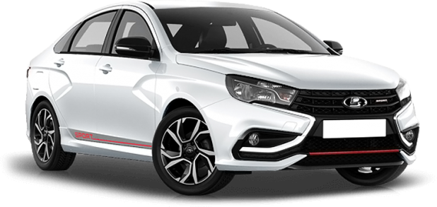 Lada Vesta Sport в цвете white