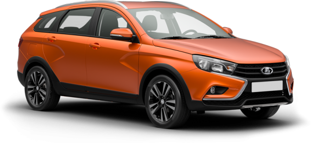 Lada Vesta SW Cross в цвете марс