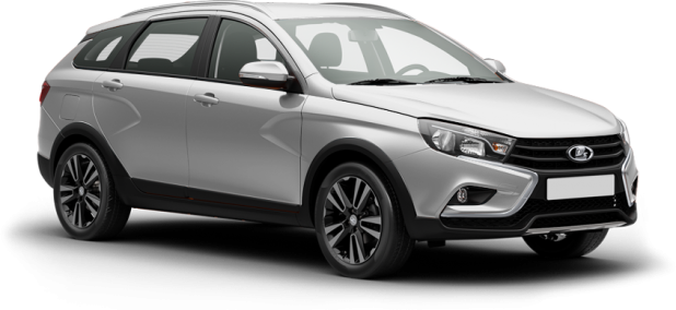 Lada Vesta SW Cross в цвете платина