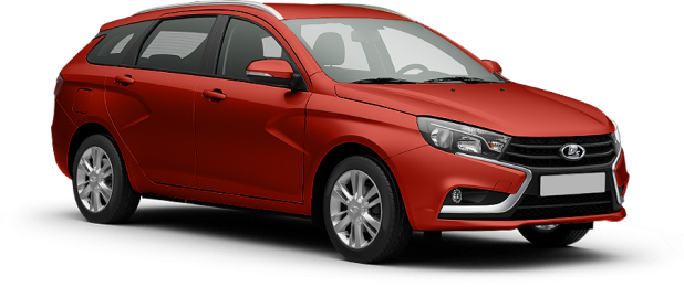 Lada Vesta SW в цвете red