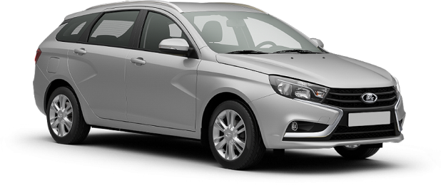 Lada Vesta SW в цвете silver