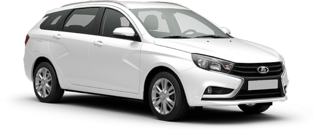 Lada Vesta SW в цвете white