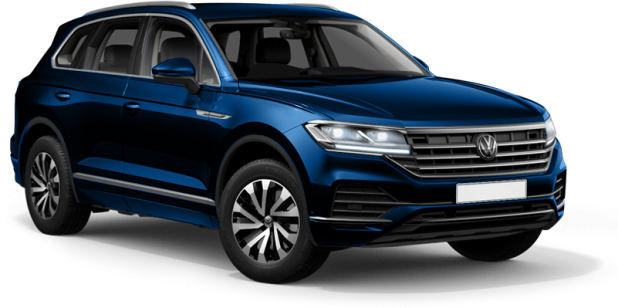 Volkswagen Touareg в цвете aquamarine