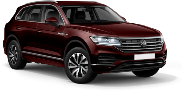 Volkswagen Touareg в цвете malbec