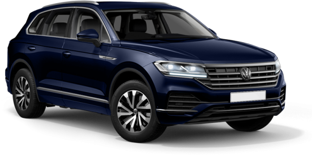 Volkswagen Touareg в цвете moonlight blue